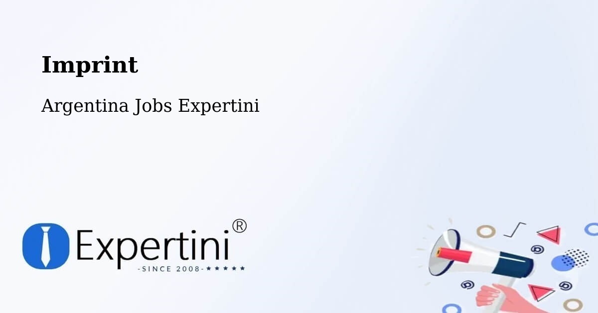 Imprint – Jesús María - Argentina Jobs Expertini